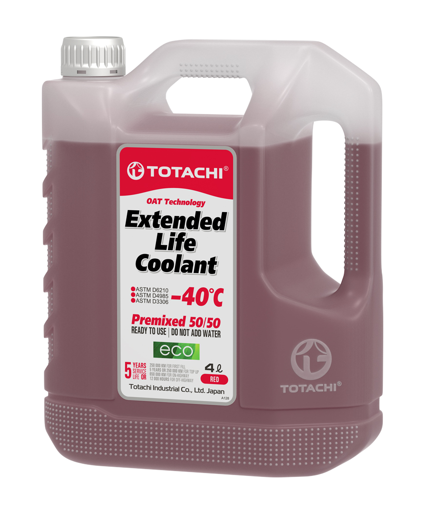 EXTENDED LIFE COOLANT RED -40°C (50/50) (水箱冷卻液) 4公升